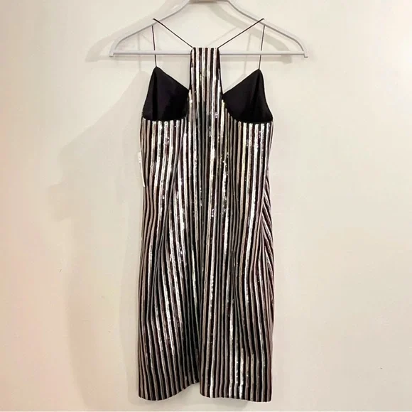 NWT CeCe Sequin Stripe Slip Dress - Picture 6 of 16